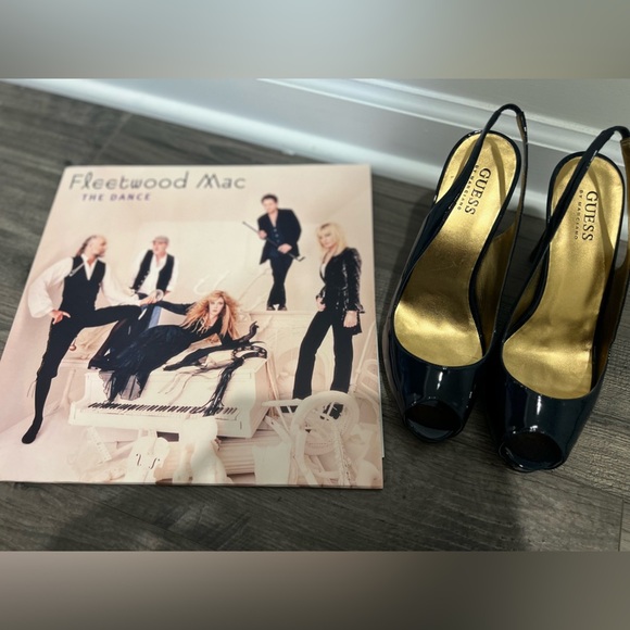 Guess by Marciano Navy Patent Leather Heels - Picture 2 of 8